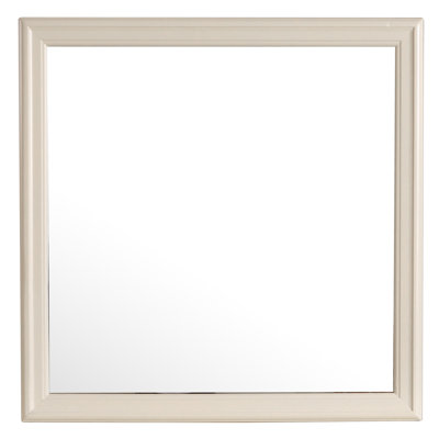 LouisPhillipe 38"L x 38"H Mirror, Beige