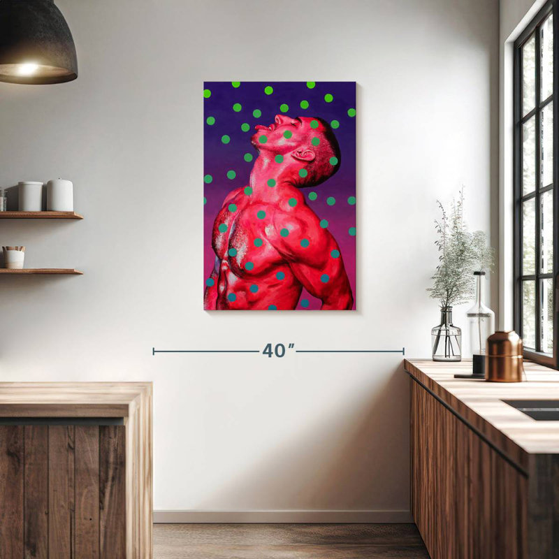 Leisha Ultraviolet Guy, 36" H x 24" W