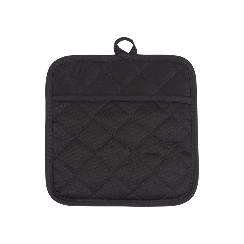 Poignée 100% coton KAF Home, Noir