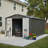10X12 Ft Metal Outdoor Storage Sheds  , Grey