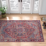 Fleckenstein Oriental Burgandy Area Rug