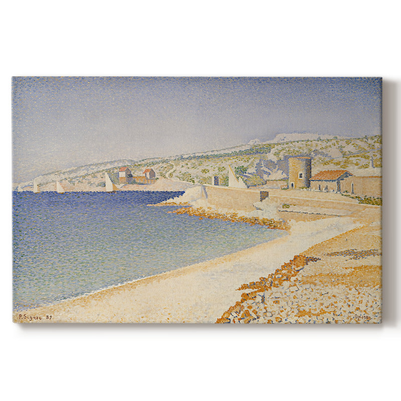 Cassis, Cap Lombard (Opus 196)-Paul Signac-Gallery Wrapped Canvas-1889, 24x36