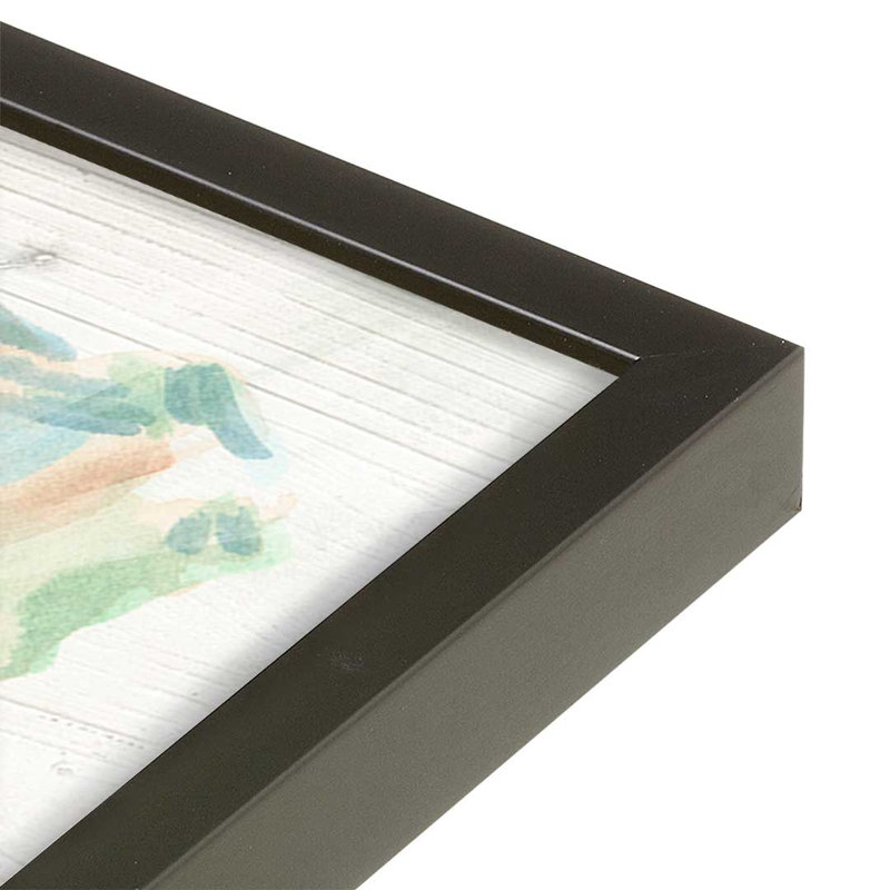 Reproduction d'art «Saltwashed Shells I» par June Erica Vess, Noir, H 12 po x l 12 po