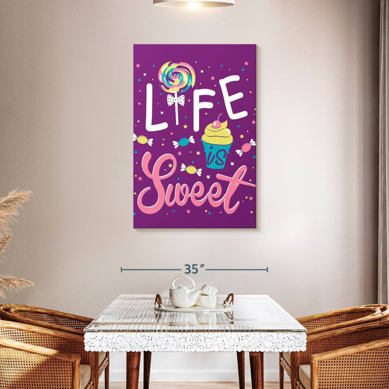 Tergel Life Is Sweet, H 45 po x l 30 po