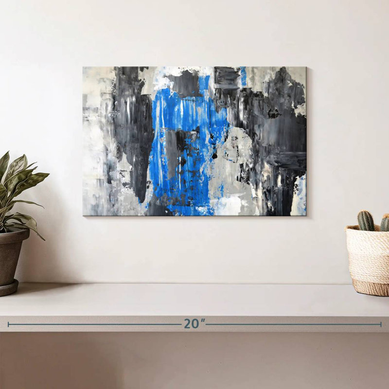 Avery Chaos Abstract, 8" H x 12" W