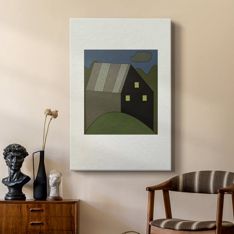 Mountain House V - galerie sur mesure enveloppée Cavas, H 48 po x l 32 po