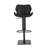Corrie Swivel Upholstered Adjustable Height Counter Stool with Metal Frame