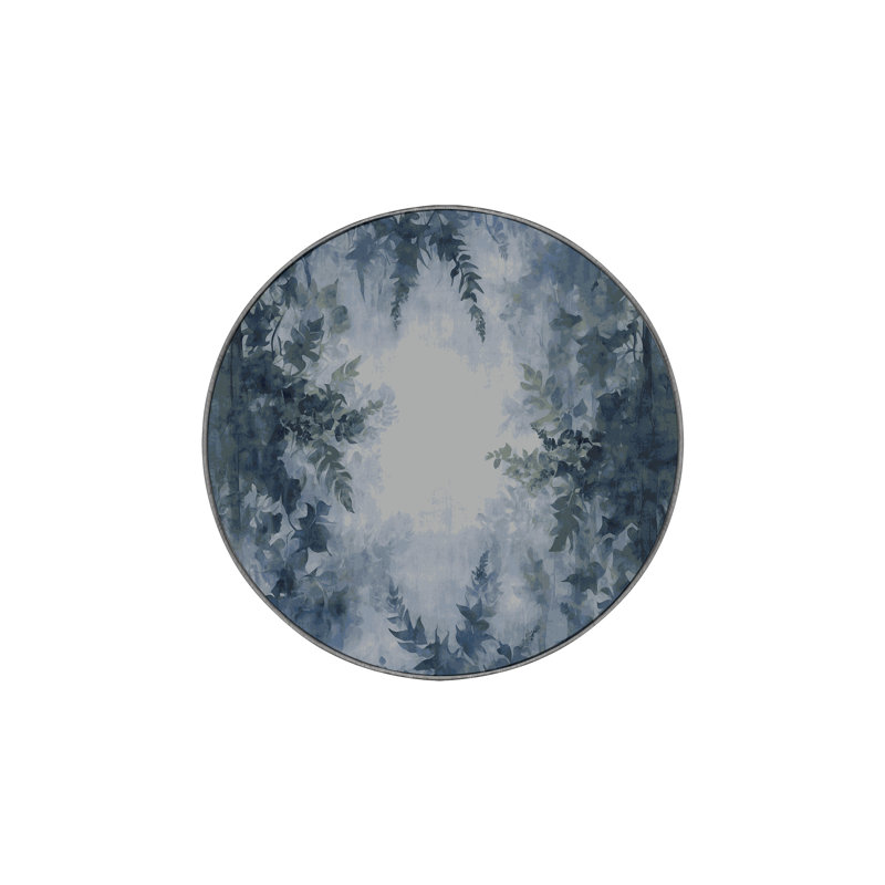 Tapis gris soyeux et moelleux, Rectangle 6 pi x 9 pi