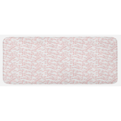 Eclectic Floral Synthetic Kitchen Mat