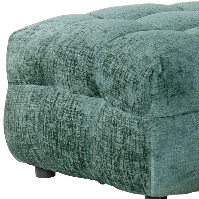 Amalfi Oversized Ottoman - Aqua, Aqua