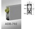 Bas de porte automatique Cal Cal ADB-702AV-36 ADB avec joint en vinyle