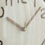 Horloge murale en bois de 30 cm (12 pouces), silencieuse, sans tic-tac, à piles, ronde, pour cuisine, salon, salle de classe, chiffres ajourés, bois foncé-140881760