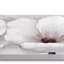 White Flowers by E. Ramirez - Wrapped Canvas Panoramic Painting Print