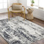 Tapis abstrait rectangulaire en polypropylène / polyester tissé à la machine Harrus-88077850