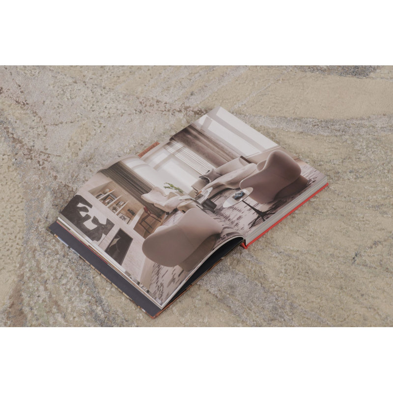 Modern Hand Knotted Abstract Area Rug