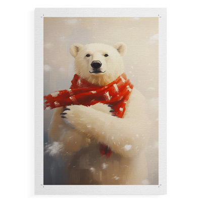 Art des Fêtes de Noël - série 2-CCDXLIX -Impression sur toile seulement - NON-CADRE