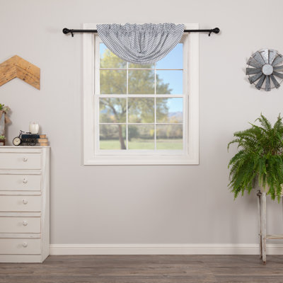 Sawyer Mill Cotton Striped Balloon Window Valance