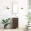 Ensemble de meuble-lavabo autoportant simple 18,1 po avec plateau en céramique et miroir Waukesha-1189456282-1189456283
