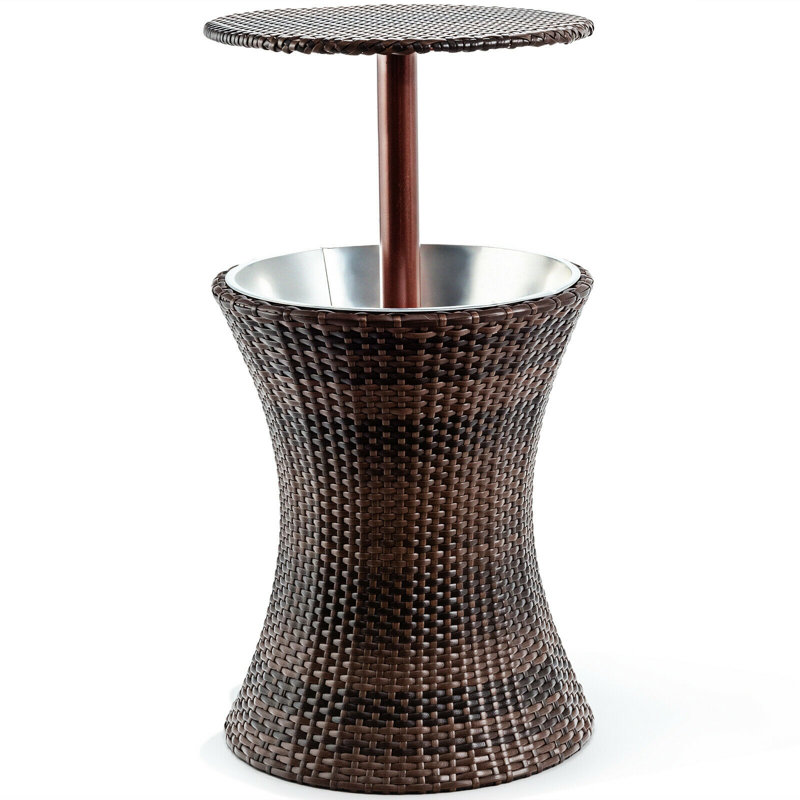 Georgian Round Outdoor Coffee Table , 17'' in. W 17'' in. D