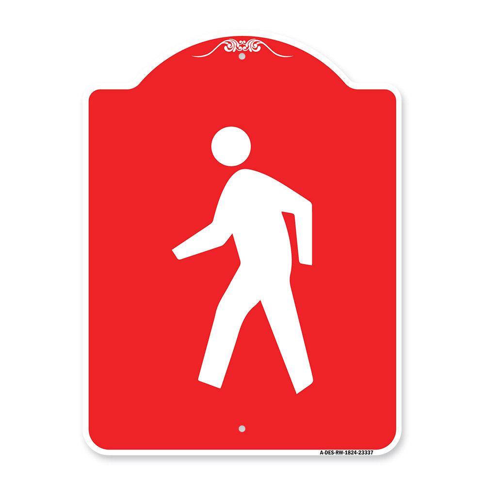 Pedestrian Crossing (Symbol) Sign