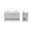 Ensemble de meuble-lavabo double 61 po Abby-87226829