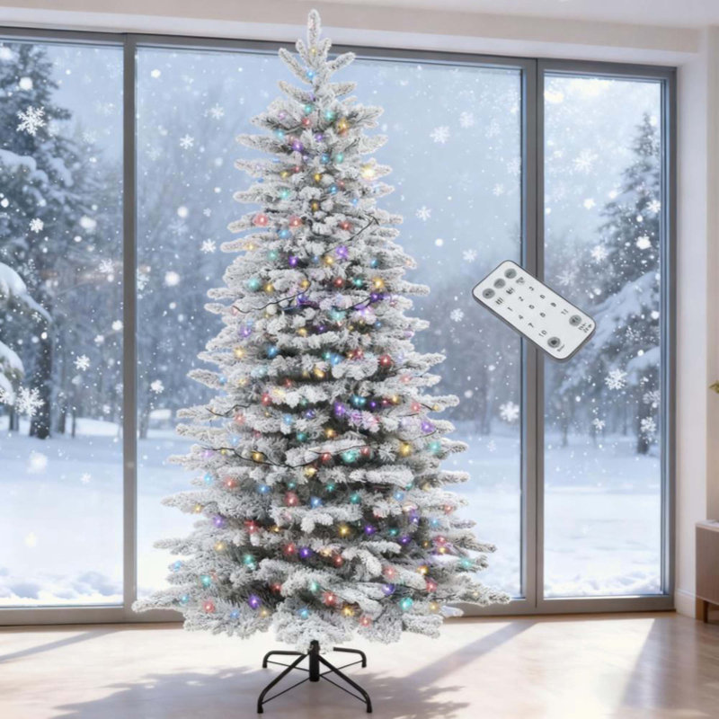 Snow Flocked Artificial Christmas Tree