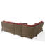 Ensemble de conversation modulaire avec coussins Leandra-758815700