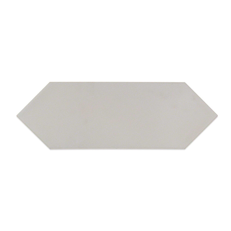 Aliante 4x12 Picket Matte Concrete Look Porcelain Tile, Light Gray