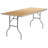 Marcott Rectangular Wood Folding Table with Metal Edges and Corner Guards-12526581