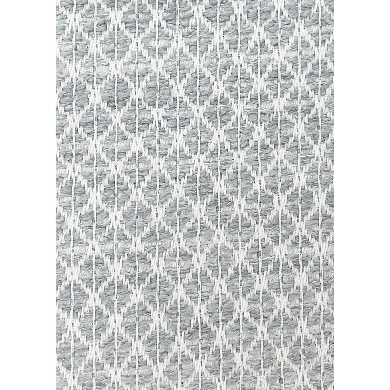 Gray Coastal Breeze Indoor Outdoor Plastic Table Runner