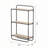 20x8X32" 2 Tier Wall Shelf