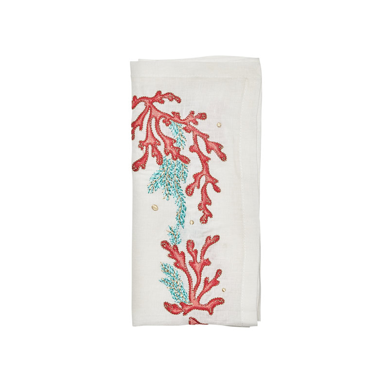 Coral Spray Napkin
