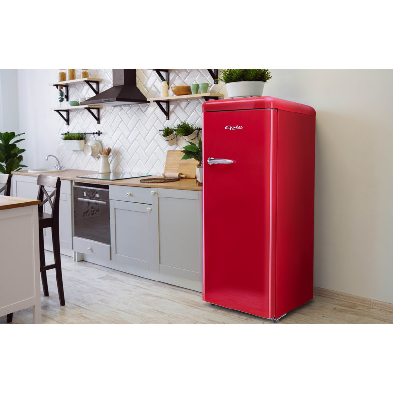 Epic 22" 9 Cubic Feet Refrigerator, Red