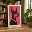 Dog in Silhouette Modern - Wrapped Canvas-252997962-252997959
