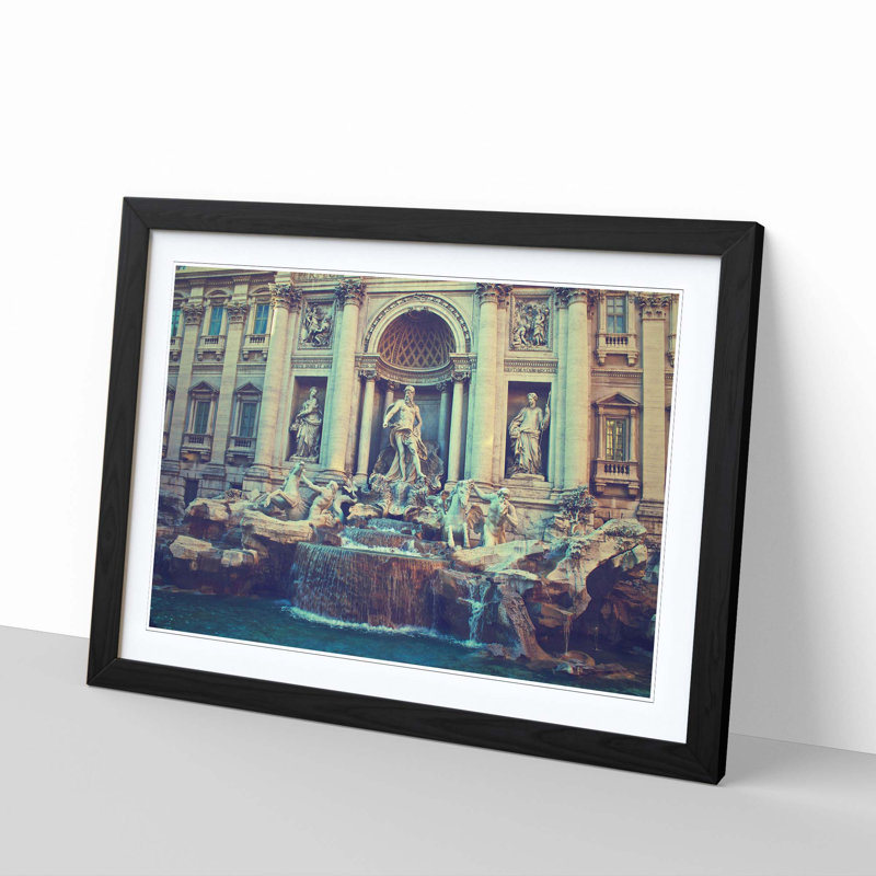Single Picture Frame Print, Black