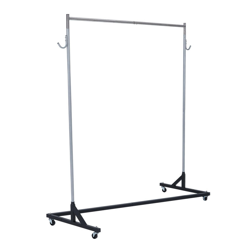 Storage Rack, 168cm H x 160cm W x 61cm D, Stainless Steel/Black