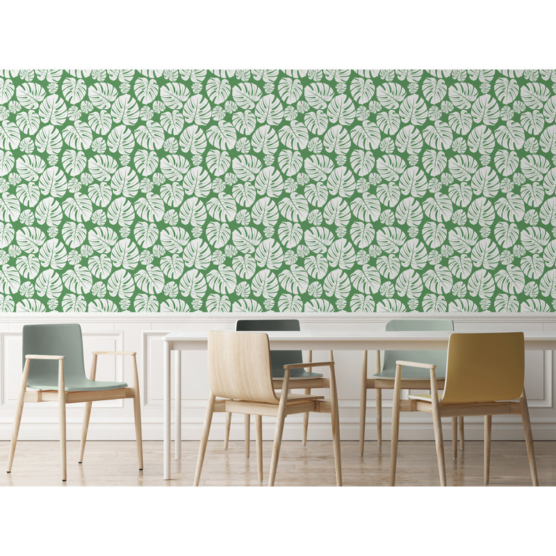 Panneau de papier peint Bennink Tropical Monstera, L 4 po x l 24 po