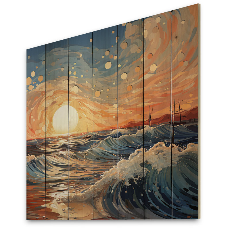 «Beach Photo Sunkissed Sands IV» sur bois, H 15 po x l 15 po x P 0,78 po