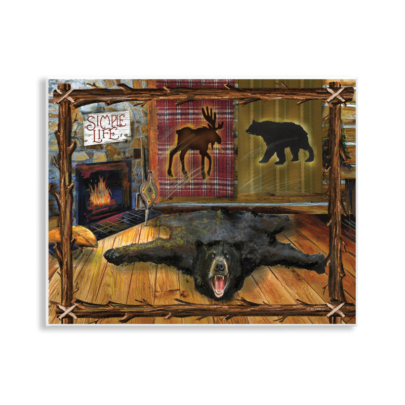 «Rustic Cabin Interior» par Ed Wargo