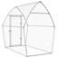  Chicken Cage Silver Galvanised Steel-1804754113
