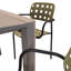Angella 6 - Person Patio Dining Set with Rectangular Table-647456618