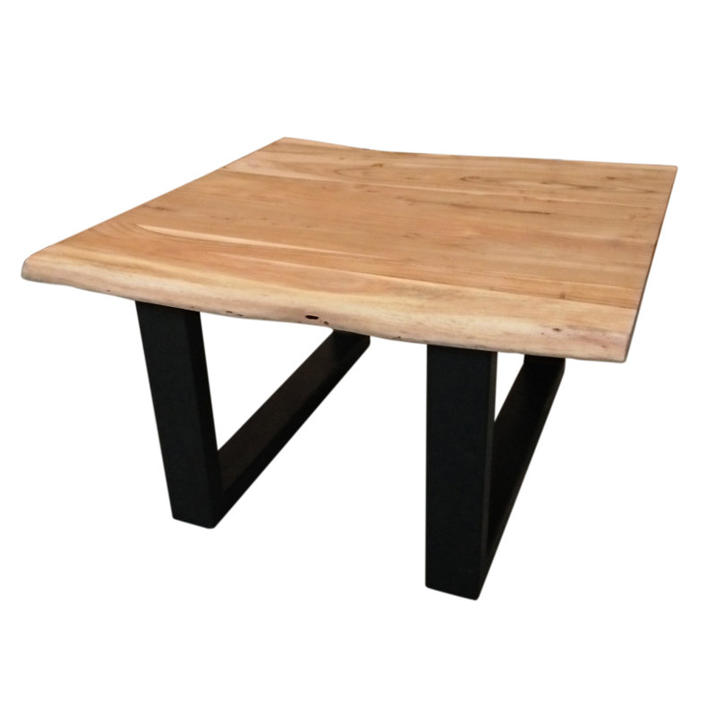 Pamela Sled Coffee Table, H45 x W80 x D80cm