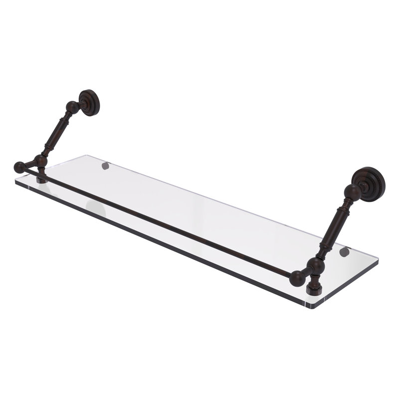 Marchmont Bracket Shelf, Venetian Bronze, 7.3" H x 30" W x 8.6" D