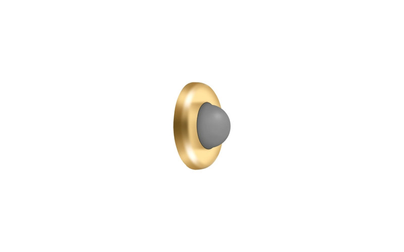Door Stop, PVD Polished Brass