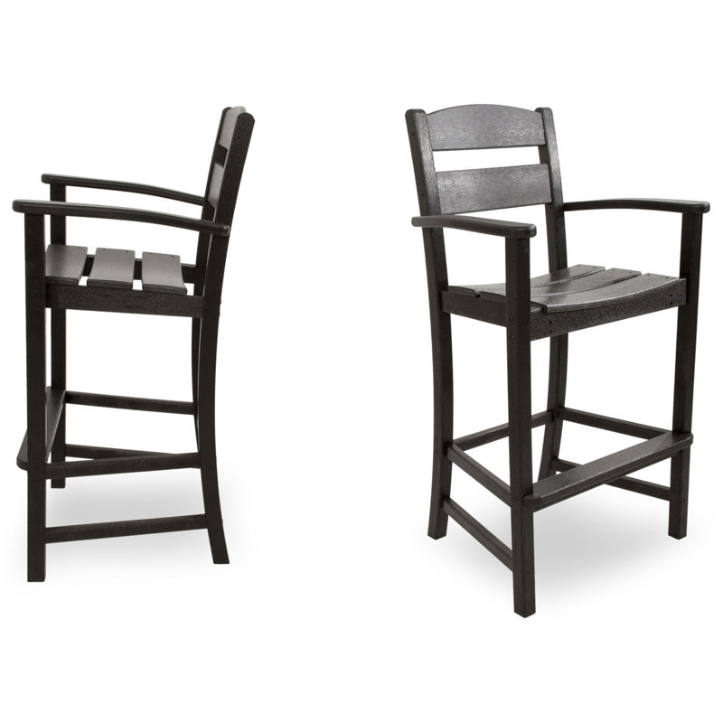Ensemble de chaises de bar POLYWOOD Classics, Noir