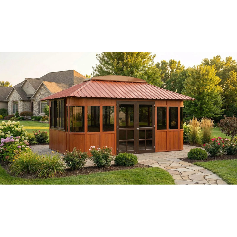 Aspen 17,5 pi. L 11,5 pi. D Pavillon de jardin en composite Ultrawood