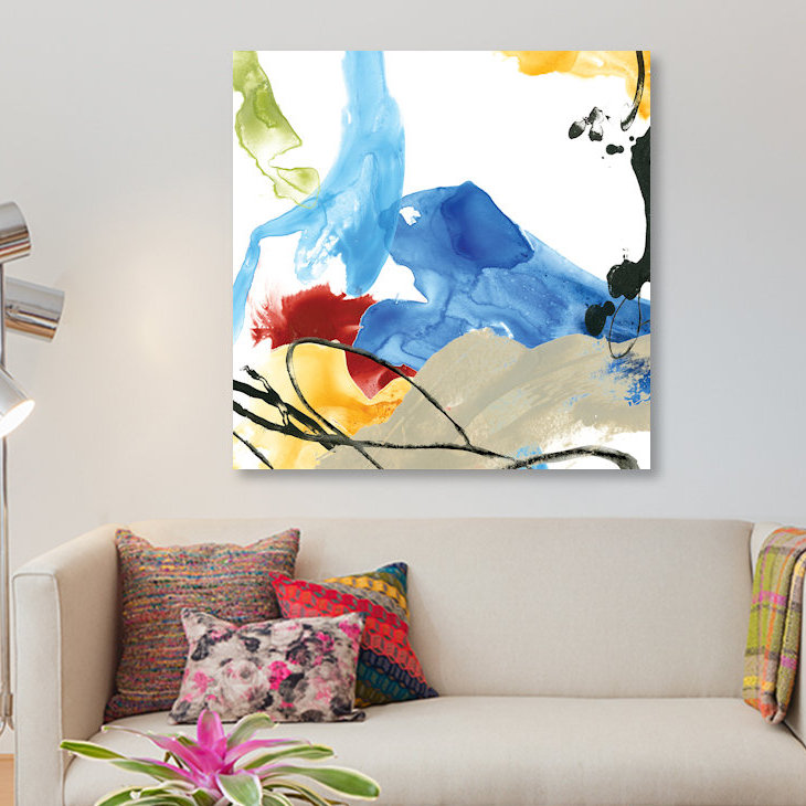 « formulation i », impression sur toile, H 12 po x l 12 po x P 0,75 po, Pas de tapis, Toile tendue