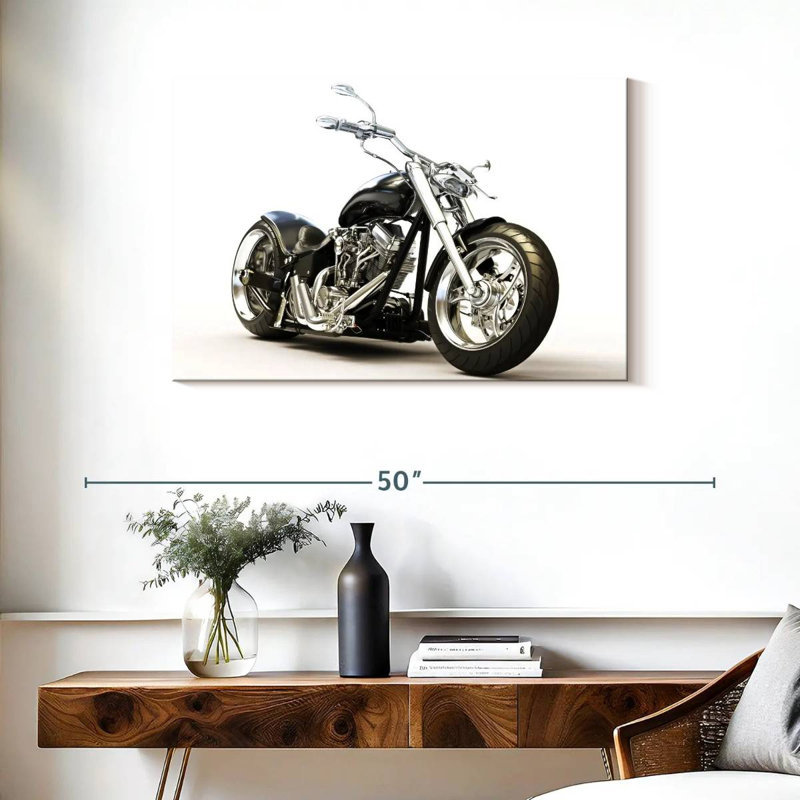 Moto rétro Mehar, H 24 po x l 36 po