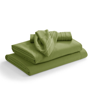1800 Series Double-Brushed Microfiber Hypoallergenic Sheet Set