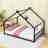 Metal Playhouse Bed With Roof And Slats-1167040715-1167040712